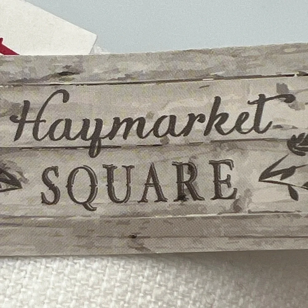 Haymarket Square Kitchen Towel Set Unisex OS White Brand New Autumn Pumpkins